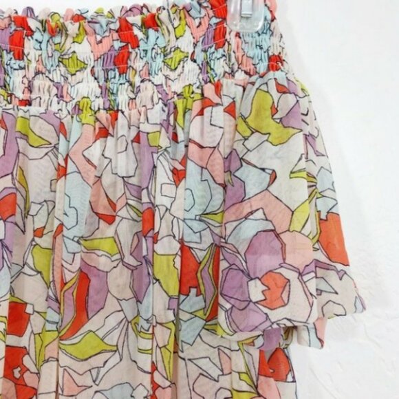 Free People Off Shoulder Floral Bubble Top - XL - Picture 6 of 10